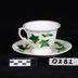 Conjunto de taza y plato
