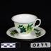 Conjunto de taza y plato