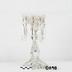 Candelabro de vidrio prensado