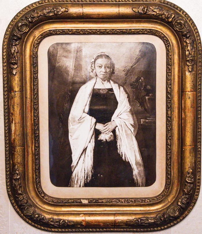 Reproducción de retrato de D. Barbara de Molina y Agüero (1779).