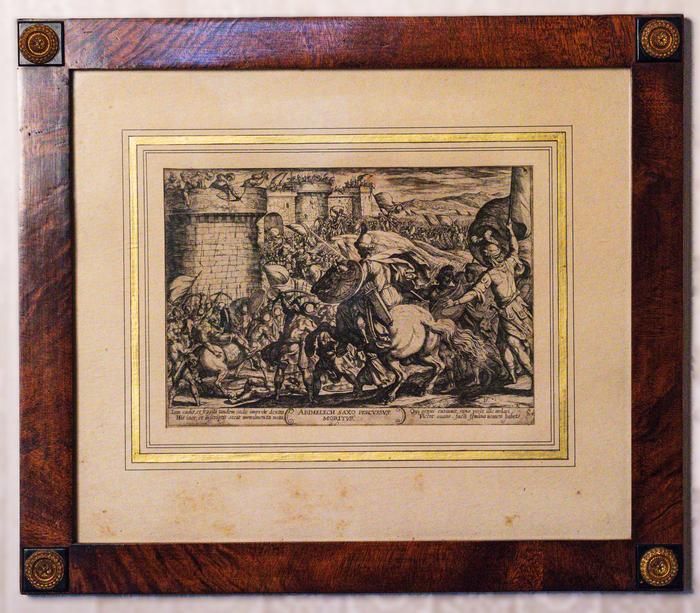 Grabado original de Antonio Tempesta (1555-1630)