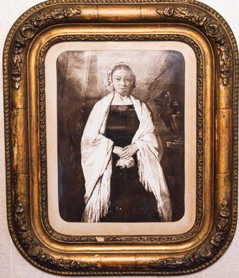 Reproducción de retrato de D. Barbara de Molina y Agüero (1779).