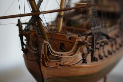 Maqueta de navío español Montañés