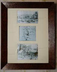 Ilustraciones enmarcadas