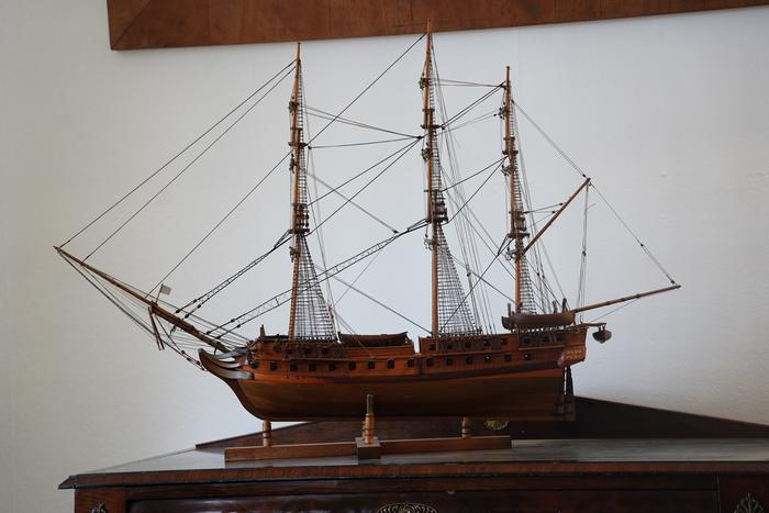 Maqueta de la fragata O´Higgins.