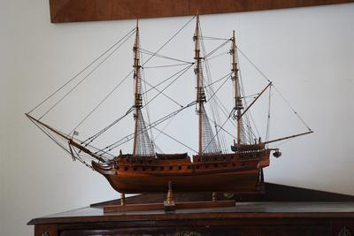 Maqueta de la fragata O´Higgins.