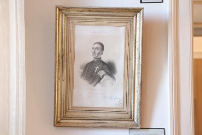 Grabado de Fray Camilo Henríquez