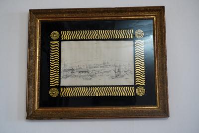 Dibujo ciudad de Valdivia.