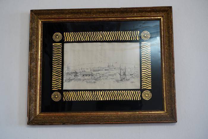Dibujo ciudad de Valdivia.