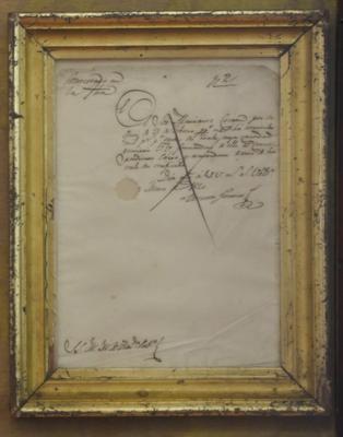 Manuscrito original de D. Vicente Goméz