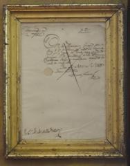 Manuscrito original de D. Vicente Goméz