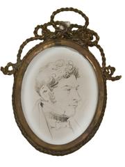 Reproducción de retrato de Jorge Beauchef