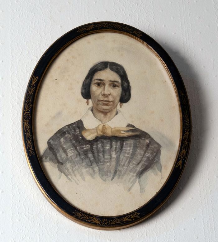 Acuarela enmarcada Emilia Faelindrinch.