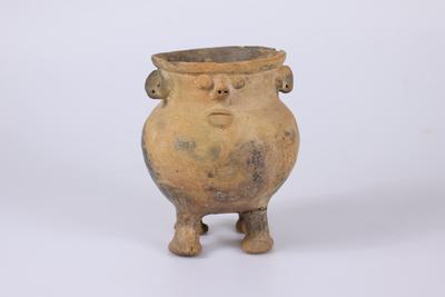Olla de cerámica zoomorfa